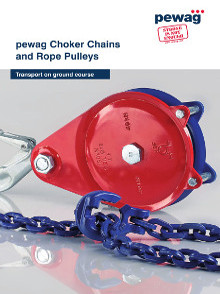 Catálogo Pewag correntes para arraste de toras e polias para cabos de aço - ancoragem