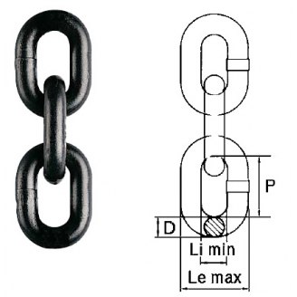 Corrente Grau 80 Norma EN 818-2