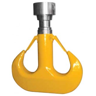 Gancho haste duplo usinado com porca DIN 15402