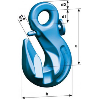 Gancho olhal encurtador com trava PSWP